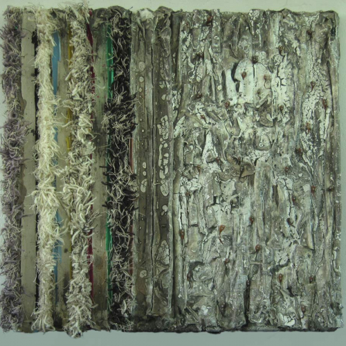 untitled#1115 | sculpture | mixed media on canvas | 41x42 cm