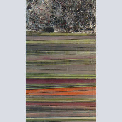 untitled#0512 | painting | mixed media on canvas | 100x35 cm