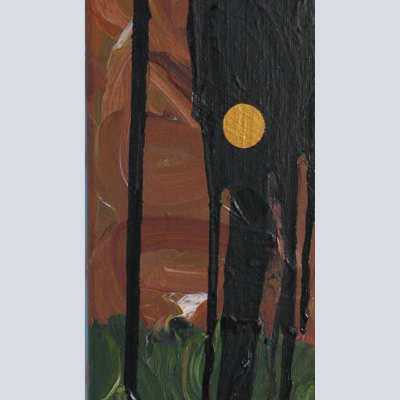 untitled#0909 | painting | acrylic on canvas | 50x18 cm